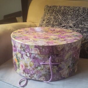 Vintage Hat Box By Coastal Design